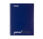 OFFICE products cahier à reliure spirale, A5, 80 feuilles, ligné