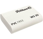 Pelikan gum WS30, large, wit, doos van 30 stuks