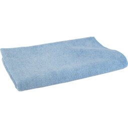 Serpillière en microfibre, ft 60 x 80 cm, bleu, paquet de 5 pièces