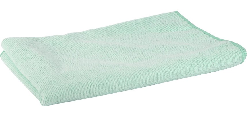 Microvezel dweil, ft 60 x 80 cm, groen, pak van 5 stuks