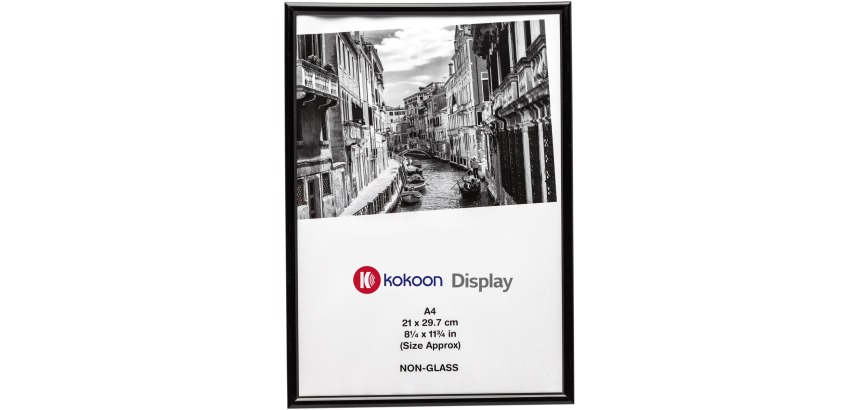 Kokoon protct cadre photo, noir, ft A4