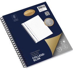 Multo bloc collège, ft A5, ligné, 17 trous