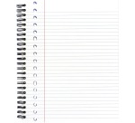 Multo collegedictaat, ft A5, gelijnd, 17-gaats