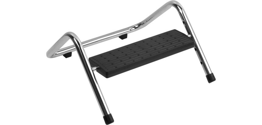 Basic footrest with rubber platform