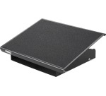 Desq repose pieds, métal, 3 hauteurs réglables, heavy duty, noir