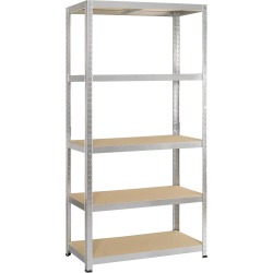 Avasco étagère Strong 175, ft 176 x 90 x 40 cm, 5 tablettes, galvanisé
