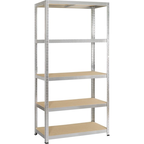 Avasco rek Strong 175, ft 176 x 90 x 40 cm, 5 legplanken, gegalvaniseerd