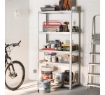 Avasco étagère Strong 175, ft 176 x 90 x 40 cm, 5 tablettes, galvanisé