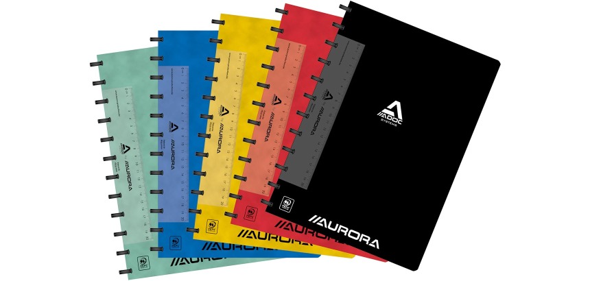 ADOC Classic Notizbuch A4 liniert 144 Seiten 90g sortiert