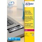 Avery L6011-20 ultra-sterke etiketten ft 63,5 x 29,6 mm (b x h), 540 etiketten, zilver