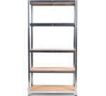 Avasco Atlas shelf, ft 196 x 120 x 50 cm, 5 shelves, galvanized