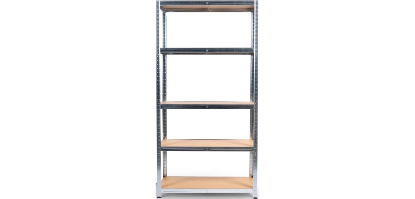 Avasco Atlas shelf, ft 196 x 120 x 50 cm, 5 shelves, galvanized