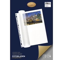 Multo papier photos, ft A4, 23-trous, paquet de 20 feuilles