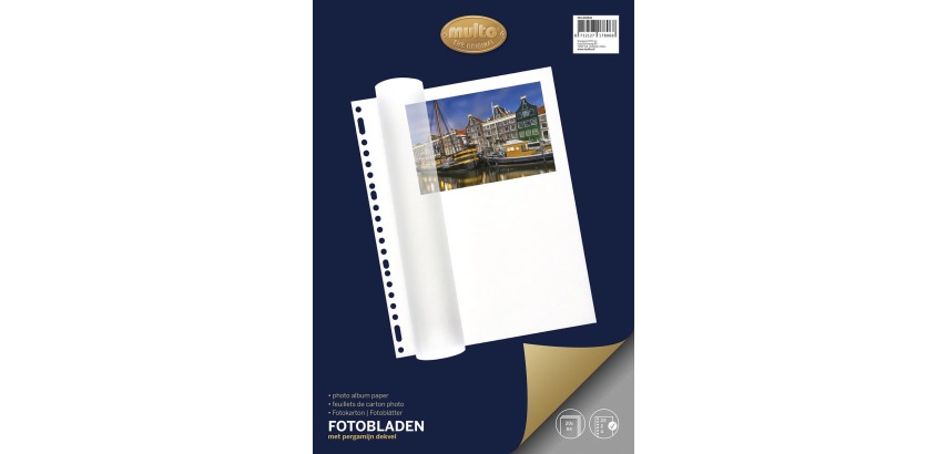 Multo Fotopapier, Format A4, 23-Loch, Pack mit 20 Blatt