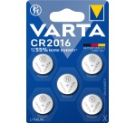 VARTA button cell 5x CR2016 lithium