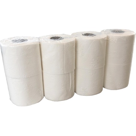 Papier toilette, 3 plis, 200 feuilles, paquet de 7 x 8 rouleaux