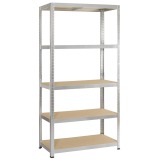 Avasco étagère Strong 175, ft 176 x 90 x 45 cm, 5 tablettes, galvanisé