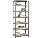 Avasco Regal Strong Tower L, ft 222 x 90 x 45, 7 Regalböden, grau