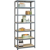 Avasco étagère Strong Tower L, ft 222 x 90 x 45, 7 tablettes, gris