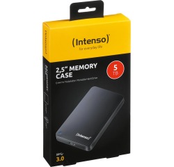 Intenso Memory Case disque dur portable, 5 To, noir
