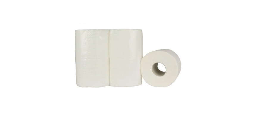 Toilet paper, 2-ply, 400 sheets, pack of 10 x 4 rolls