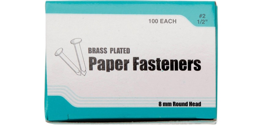 Bouhon boite avec 100 attaches parisiennes, 12 mm