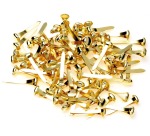 Bouhon box with 100 brass fasteners, 32 mm