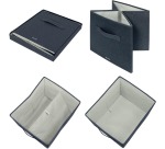 Opbergdoos Leitz gestoffeerd met deksel 330x325x380mm grijs 2 st