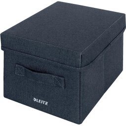 Leitz stoffen boîte de rangement, small, gris, set de 2 pièces