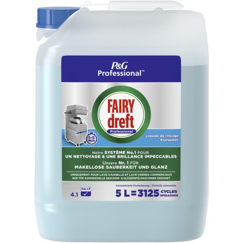 FAIRY dreft Professional spoelglansmiddel, fles van 5 l