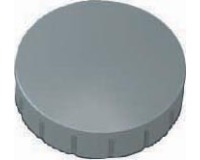 MAUL Magnet Solid, 24 mm, Zugkraft 600 gr, Box mit 10 Stück, grau