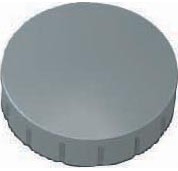 MAUL magneet Solid, 24 mm, trekkracht 600 gr, doos van 10 stuks, grijs