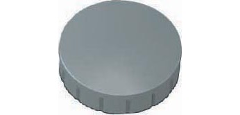 MAUL Magnet Solid, 24 mm, Zugkraft 600 gr, Box mit 10 Stück, grau