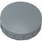 MAUL magneet Solid, 24 mm, trekkracht 600 gr, doos van 10 stuks, grijs
