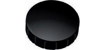 Solid Magnetic Mallet, 24 mm, 600 g, box of 10 pieces, black