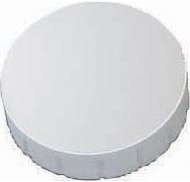 MAUL magneet Solid, 24 mm, trekkracht 600 gr, doos van 10 stuks, wit