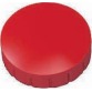 MAUL magneet Solid, 24 mm, trekkracht 600 gr, doos van 10 stuks, rood