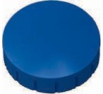 MAUL magneet Solid, 24 mm, trekkracht 600 gr, doos van 10 stuks, blauw