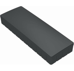 MAUL Solid Magnet 54x19x9mm 1kg black 10 pieces