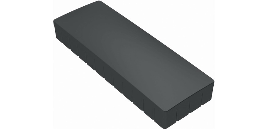 MAUL Solid Magnet 54x19x9mm 1kg black 10 pieces