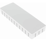 MAUL Solid Magnet 54x19x9mm 1kg white 10 pieces