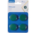 Solid Magnetic Mallet, 32 mm, 800 g, blister pack of 4 pieces, green