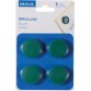 MAUL magneet Solid, 32 mm, trekkracht 800 gr, blister van 4 stuks, groen