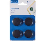 Maul Aimant Solid, 32 mm, 800 gr, blister de 4 pièces, noir