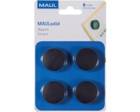 Maul Aimant Solid, 32 mm, 800 gr, blister de 4 pièces, noir