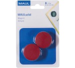 Maul Solid Magnet, 38 mm, 2.5 kg, pack of 2 pieces, red