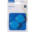 Maul Solid Magnet, 38 mm, 2.5 kg, blister pack of 2 pieces, blue