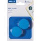 Maul Aimant Solid, 38 mm, 2,5 kg, blister de 2 pièces, bleu