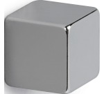 Neodymium magnet MAUL cube 10x10x10mm 3.8kg nickel-plated 4 pieces