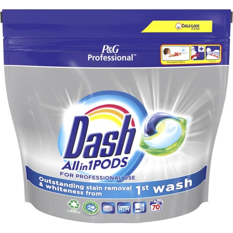 Dash Professional All-in 1 capsules, paquet de 70 pièces